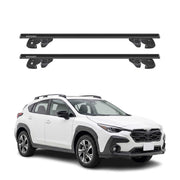 Dachträger Grundtäger für Subaru Crosstrek 2024-2026 Alu 90kg TÜV Schwarz 2tlg