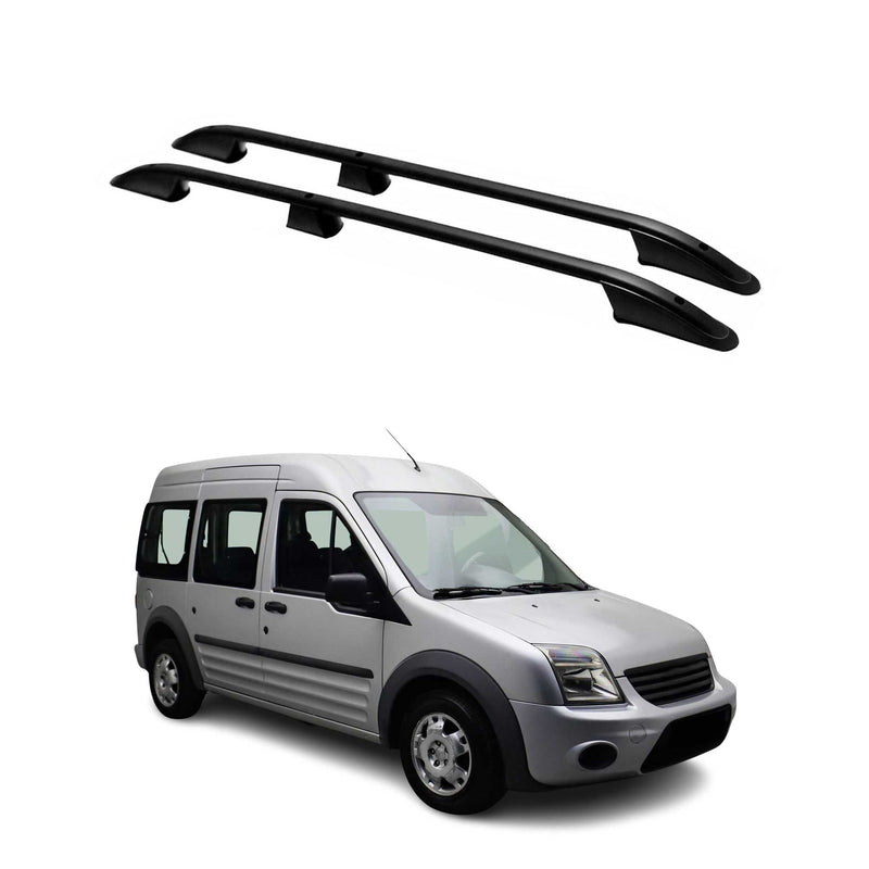 Dachreling Dachgepäckträger für Ford Transit Connect 2003–2013 Schwarz L2 Langer