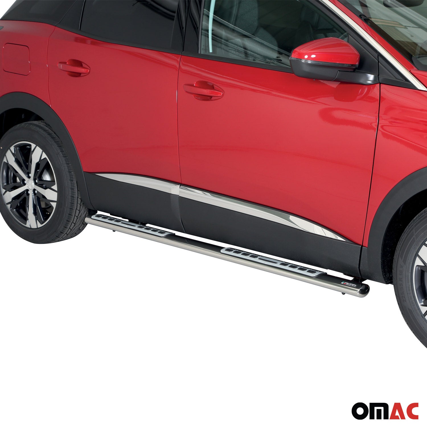 Stainless steel side skirts for Peugeot 3008 2018-2021 Si 