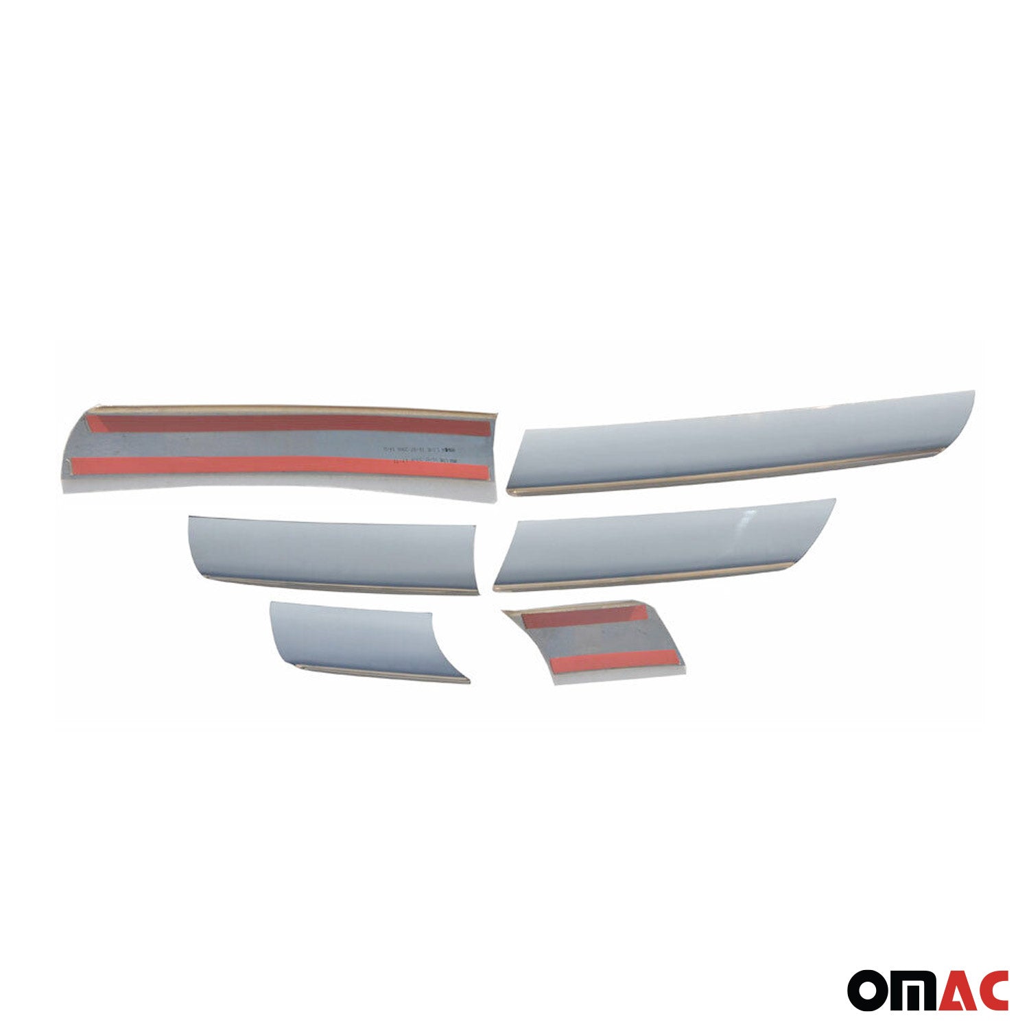 Kühlergrill Leisten Grillleisten für Dacia Logan 2004-2008 Edelstahl Chrom 6tlg