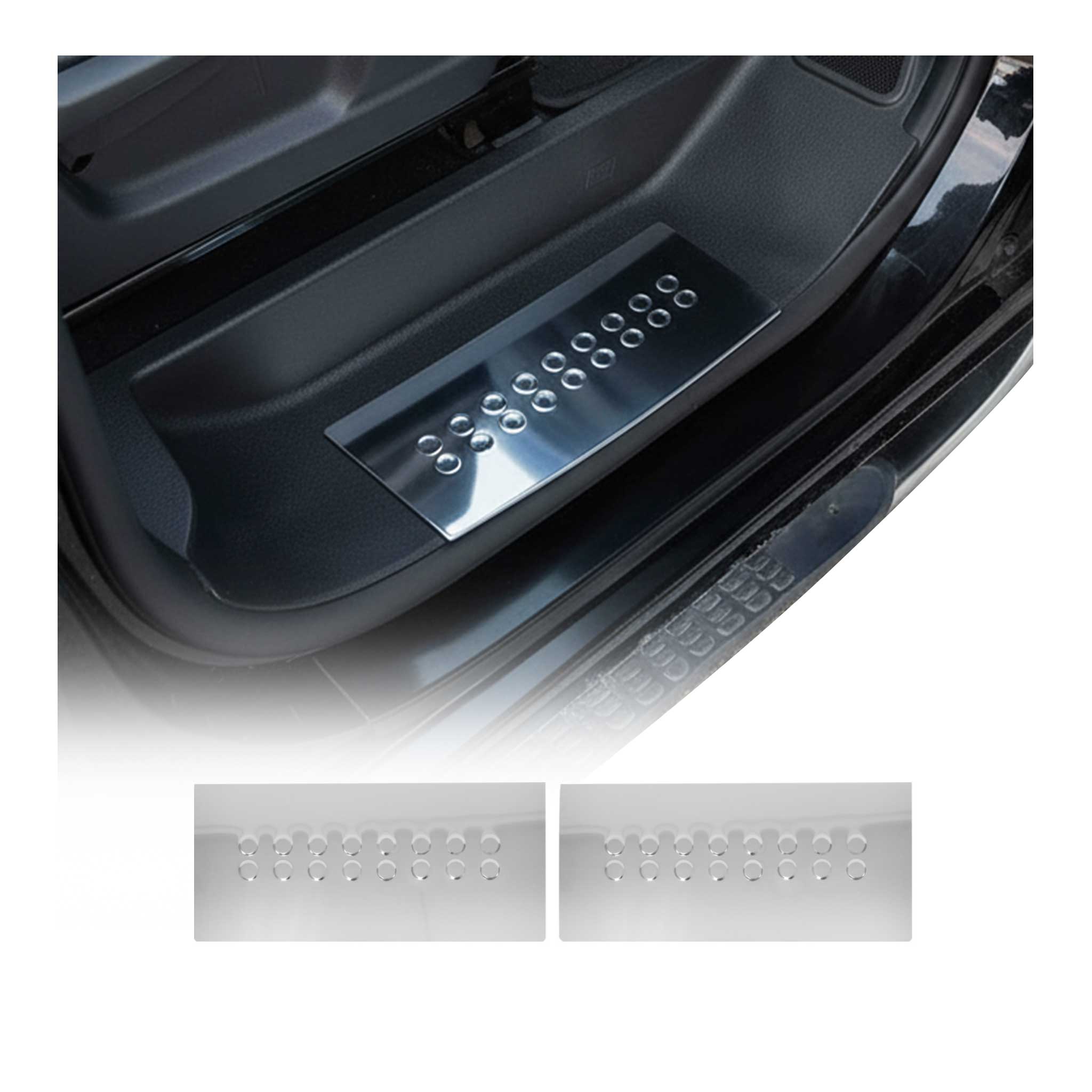 Einstiegsleisten Türschweller für Citroen Jumper 2006-2026 Edelstahl Chrom 2tlg