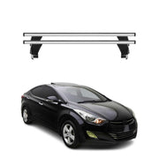 Menabo Dachträger Grundtäger für Hyundai Elantra mk5 2011-2016 50kg Alu Grau 2x