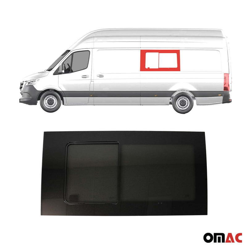 Schiebefenster Sicherheitsglas für VW Crafter 2006-2017 Links Schiebetür L3 L4