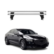 Menabo Dachträger Grundtäger für Genesis G70 2018-2026 50kg Alu Silber 2 tlg