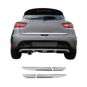 Rücklichtleiste für Renault Clio IV 2012-2019 Edelstahl Chrom 4 tlg