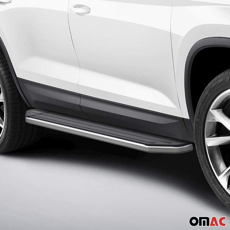 Trittbretter Seitenschweller für Skoda Kodiaq 2017-2024 ABE Alu