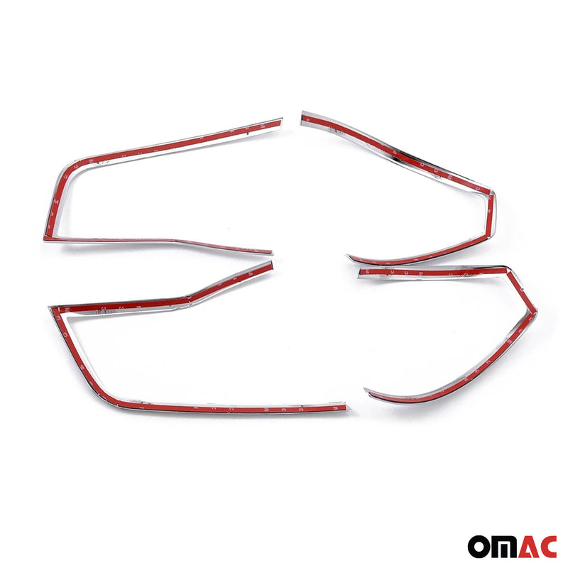 Rücklicht Leisten Heckleuchte für Renault Koleos 2007-2015 Chrom ABS Silber 4tlg