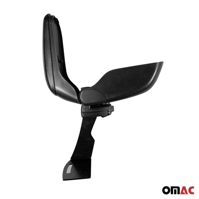 Mittelarmlehne Armlehne für Renault Thalia Symbol 2013-2021 PU-Leder ABS Schwarz