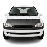 Haubenbra Steinschlagschutz Bonnet Bra für Opel Corsa B 1993-2000 Carbon Halb