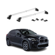 Dachträger Grundtäger für BMW X2 F39 2018-2023 100kg Aluminium Silber 2 tlg ABE