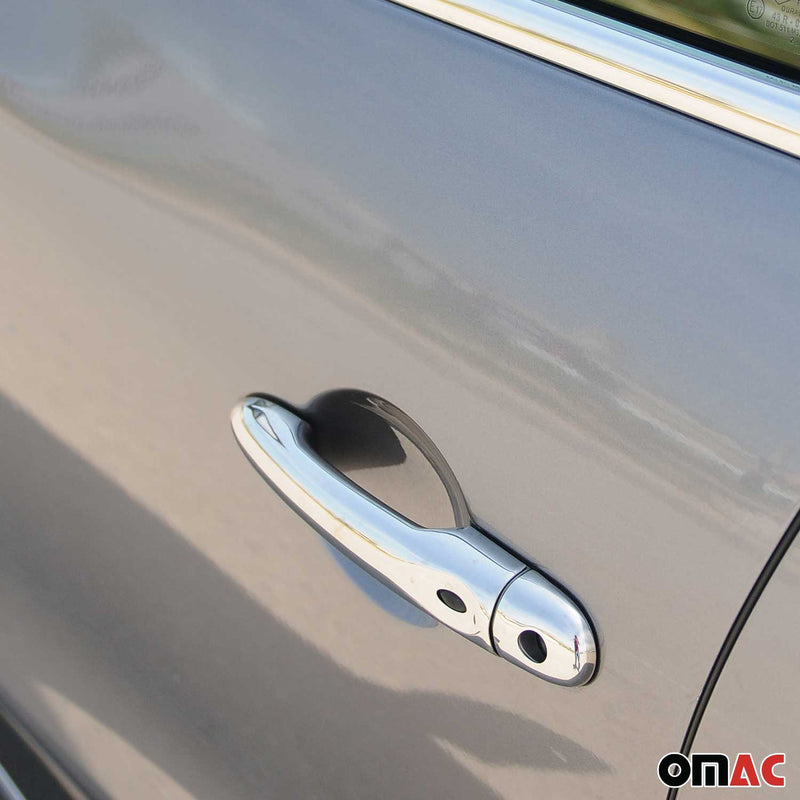 Door handle cover chrome for Renault Clio 2012-2019 2-door stainless steel 4x