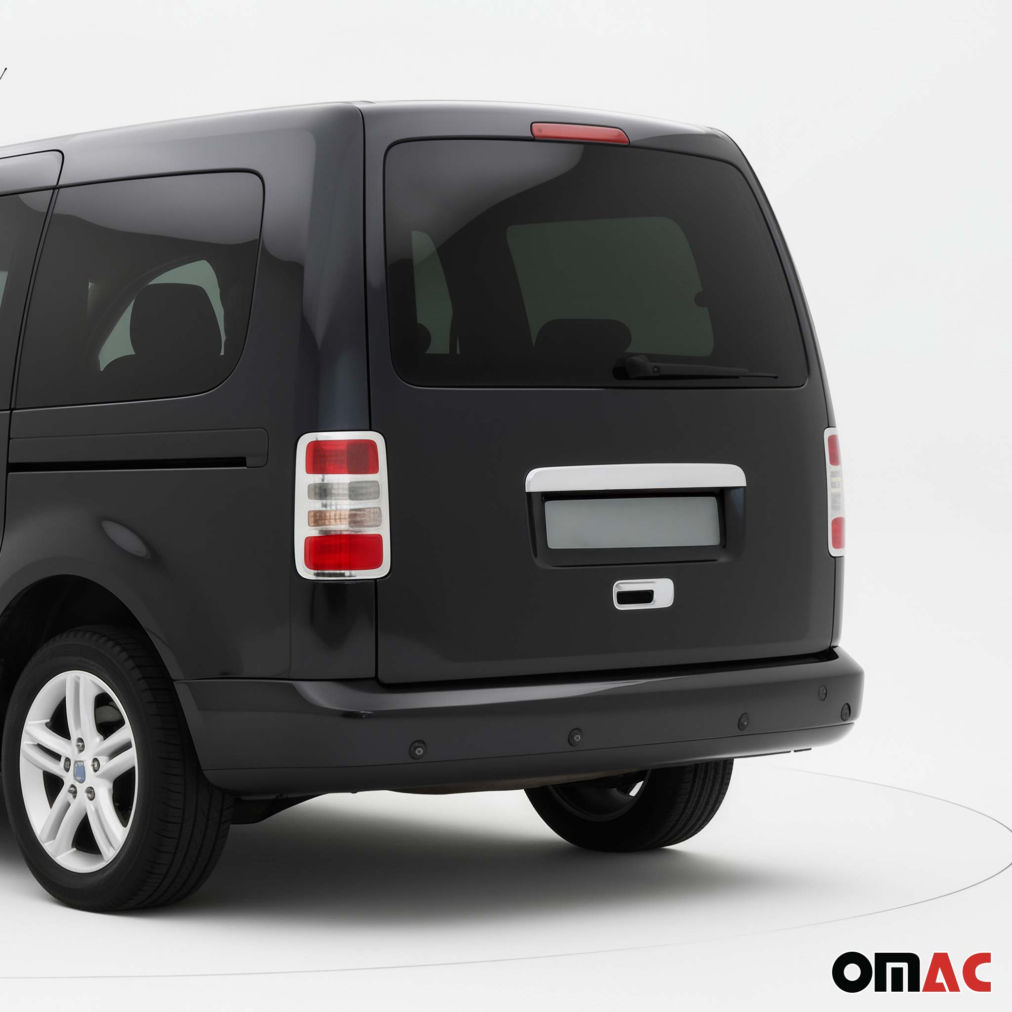 Rücklicht Leisten Heckleuchte für VW Caddy 2003-2014 Edelstahl Chrom 2tlg
