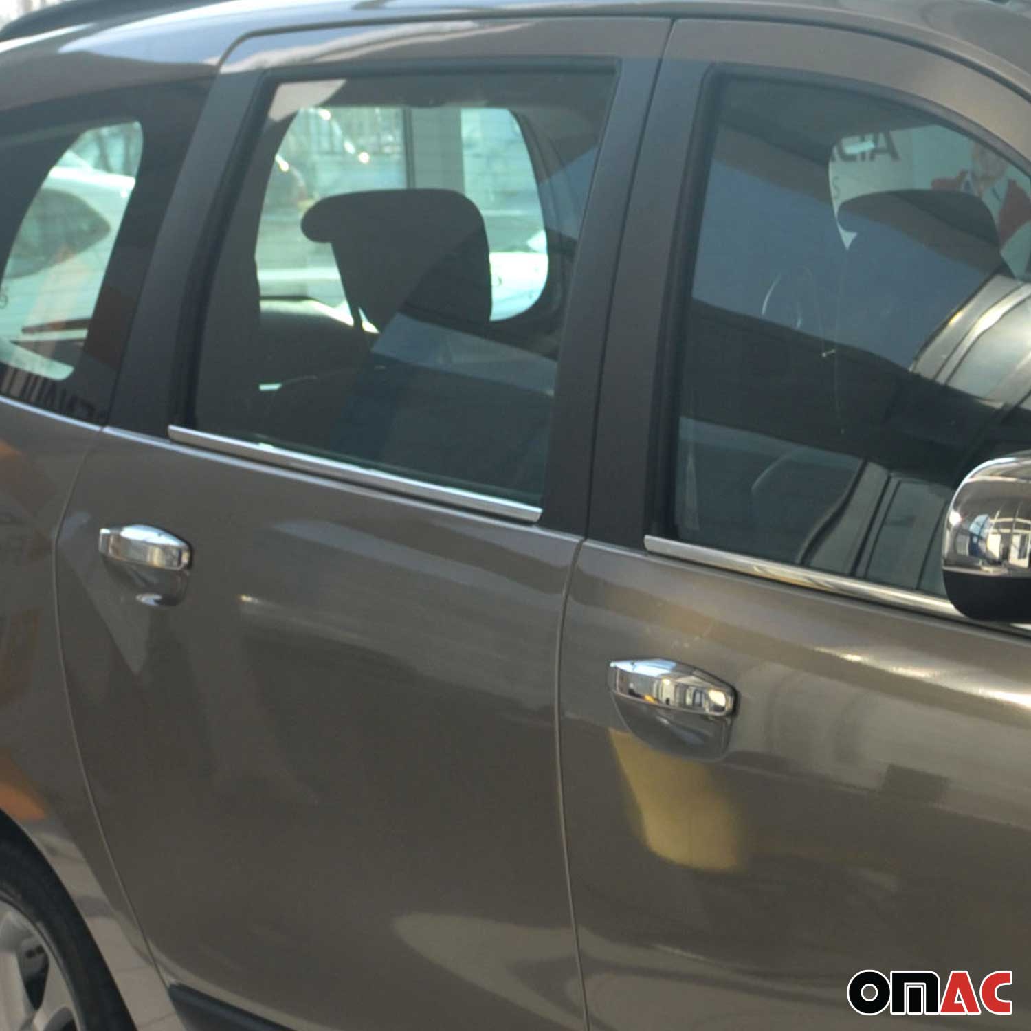 Fensterleisten Zierleisten für Dacia Lodgy 2012-2024 Edelstahl Chrom 4tlg