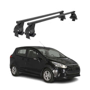 Menabo Dachträger Grundtäger für Ford B-Max 2012-2017 50kg Stahl Schwarz 2 tlg