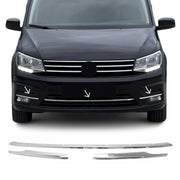 Kühlergrill Leisten Grillleisten für VW Caddy 2015-2020 Edelstahl Chrom 3tlg
