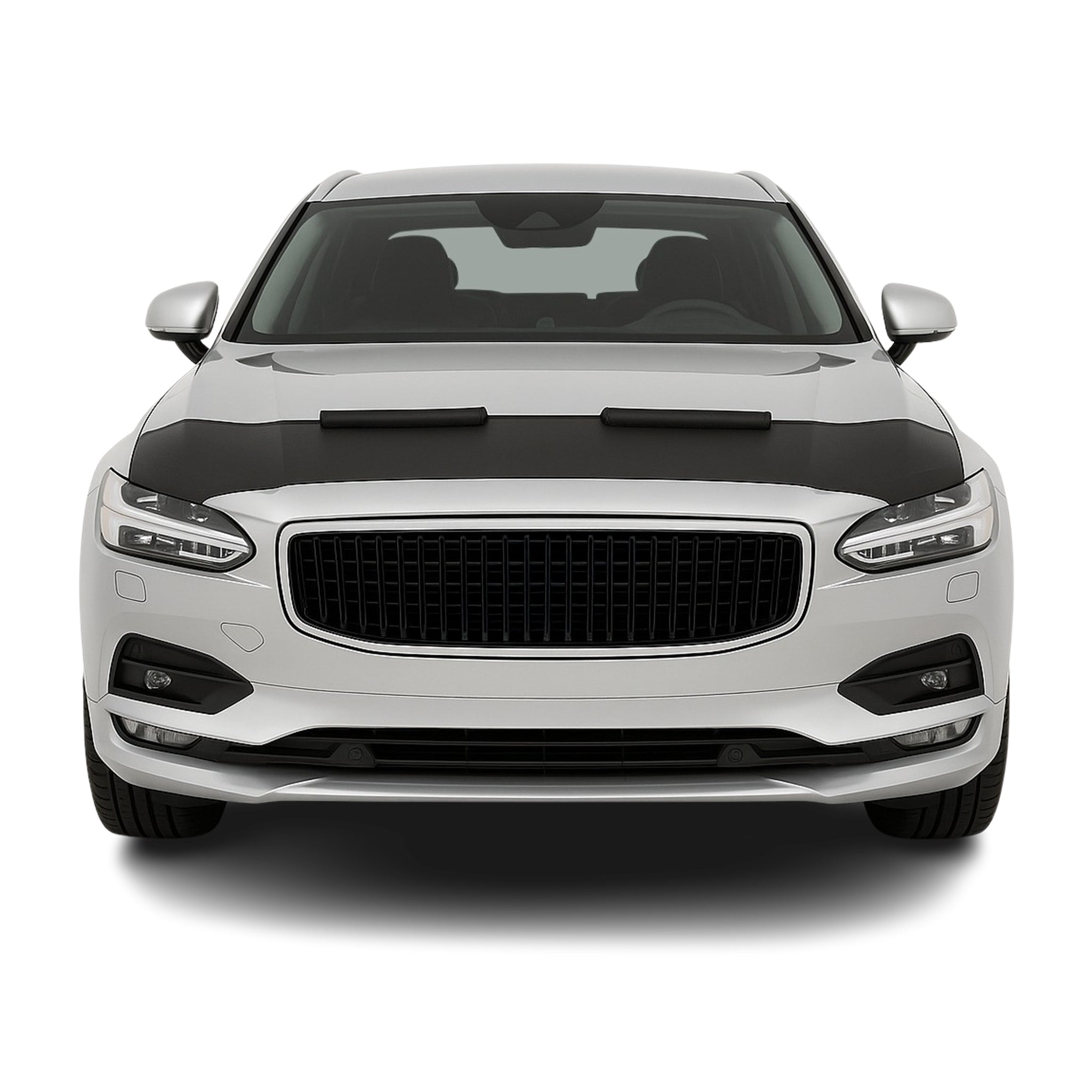 Haubenbra Steinschlagschutz Bonnet Bra für Volvo S90 2017-2025 Schwarz Halb