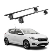 Stahl Dachträger für Dacia Sandero III 2021-2026 TÜV Abschließbar 2tlg Schwarz