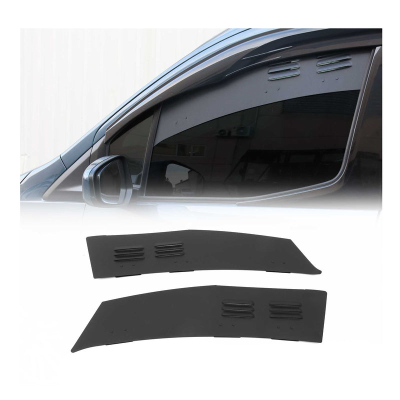 Lüftungsgitter Be & Entlüftung für Ford Tourneo Courier 2014-2024 Alu Schwarz 2x