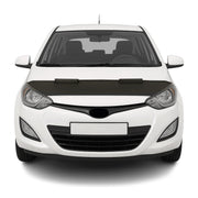 Haubenbra Steinschlagschutz Bonnet Bra für Hyundai i20 2012-2014 Schwarz Halb