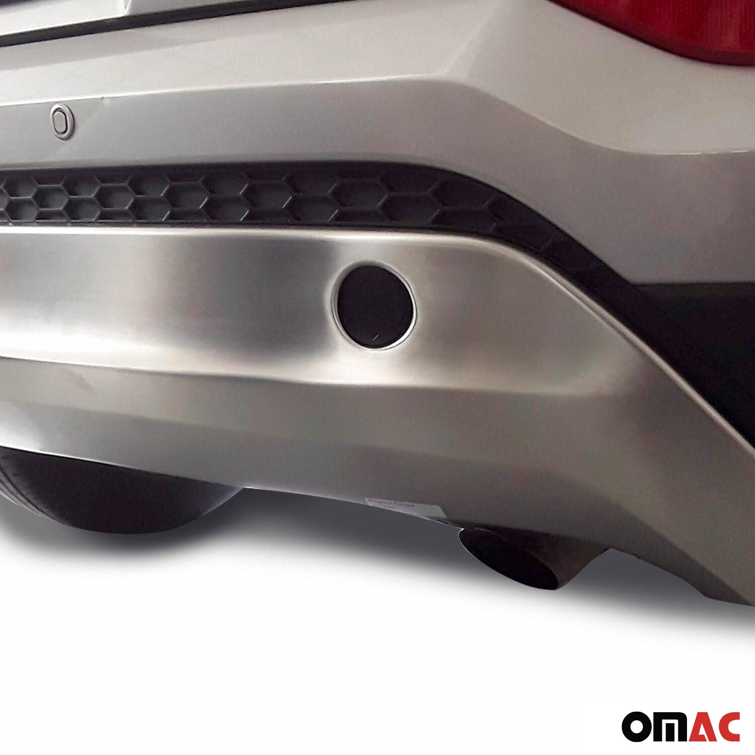 Heckdiffusor Stoßstangen für Hyundai Tucson 2015-2018 Edelstahl Chrom 1x