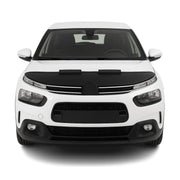 Haubenbra Steinschlagschutz für Citroen C4 Cactus 2014-2018 Schwarz Halb