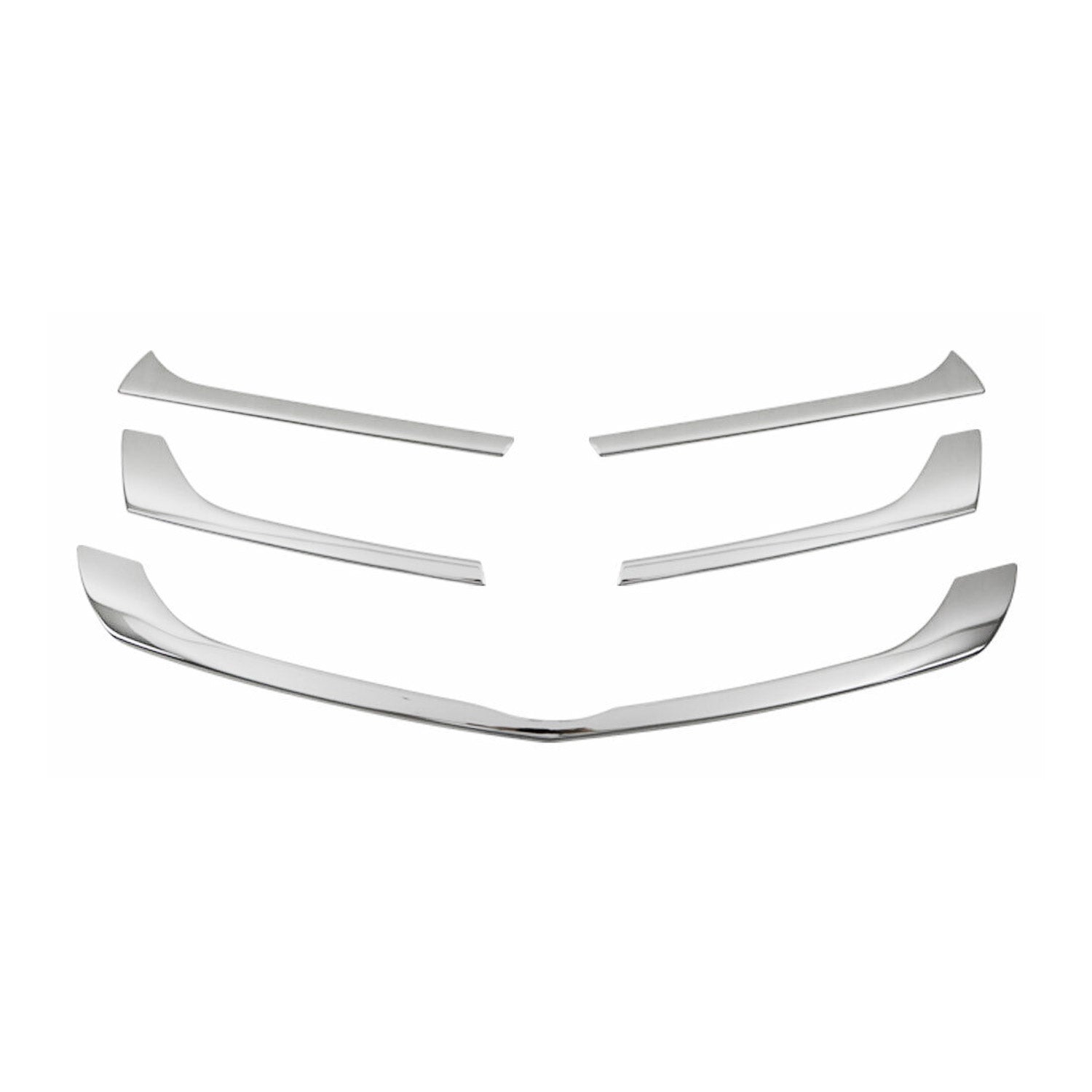 Kühlergrill Leisten Grillleisten für Mercedes Citan 2012-2021 Edelstahl Chrom 5x
