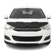 Haubenbra Steinschlagschutz Bonnet Bra für Citroen C4 2010-2020 Schwarz Halb