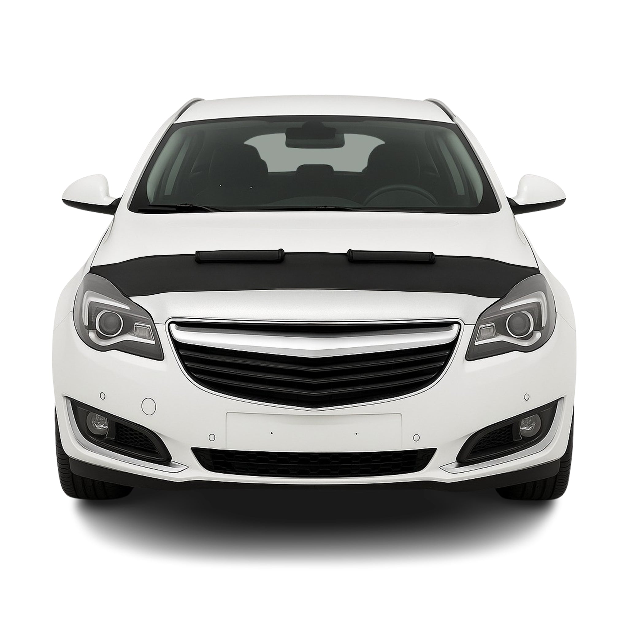 Haubenbra Steinschlagschutz Bonnet Bra für Opel Insignia 2008-2013 Schwarz Halb