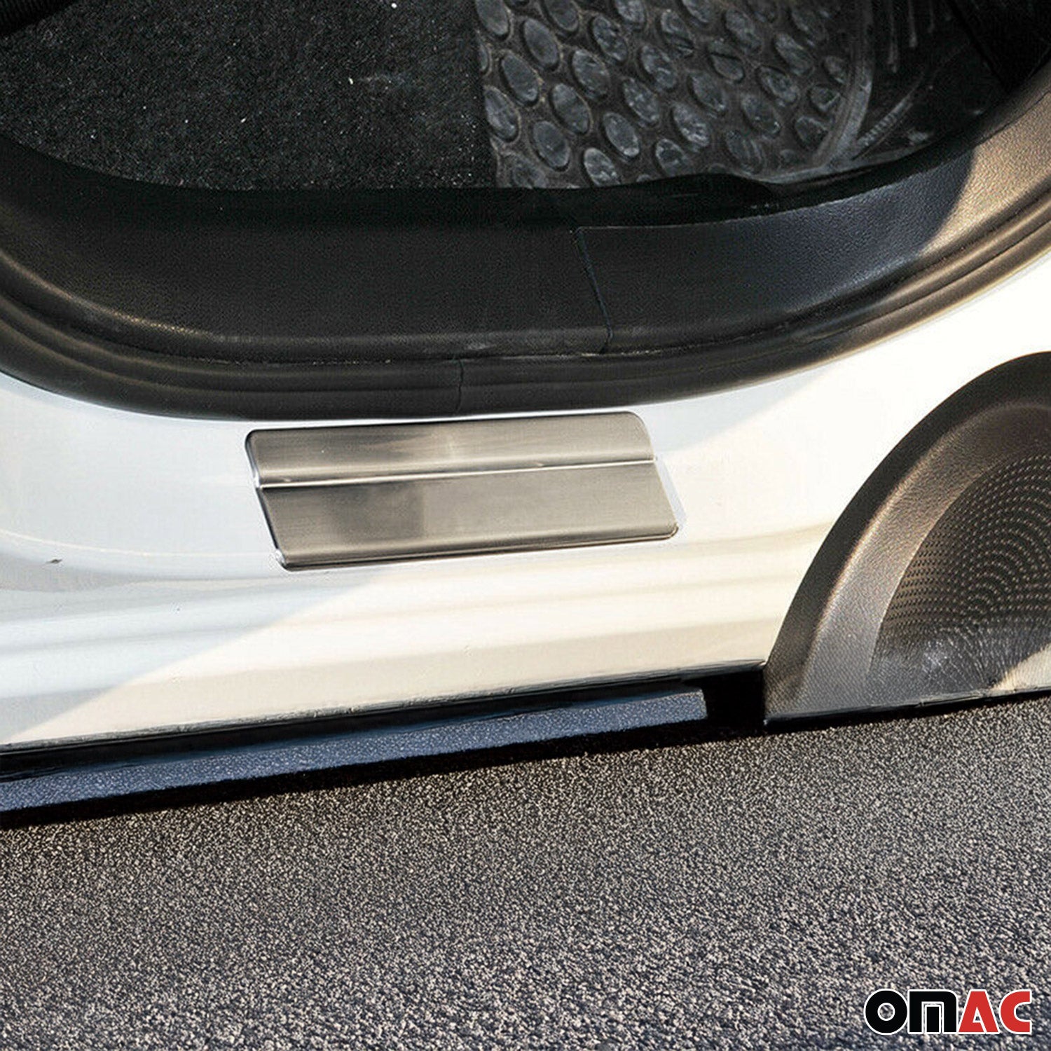 Chrom Satz Ladekantenschutz Einstiegsleisten für Nissan Qashqai +2 2008-14 5tlg