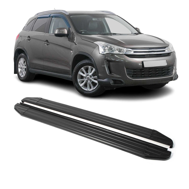 Trittbretter Seitenschweller für Citroen C4 AirCross 2012-2024 ABE Alu