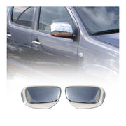 Spiegelkappen Spiegelabdeckung für Toyota Fortuner 2005-2015 Edelstahl Chrom