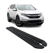 Seitenschweller Trittbretter Schweller für Honda CR-V 2017-2022 Alu Schwarz