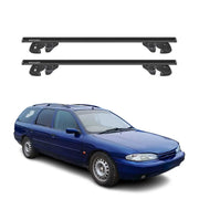 Dachträger Grundtäger für Ford Mondeo I Turnier 1993-2001 Alu TÜV Schwarz 2tlg