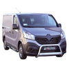 Stahl Schwellerrohre Trittbretter für Renault Trafic 2014-2019 L1 Kurzer Schwarz