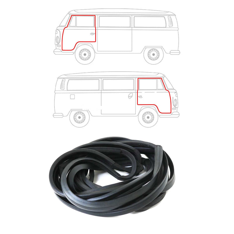 Auto Türdichtungdichtung Kantenschutz für VW Transporter T2 1967-1979