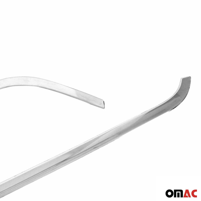 Kühlergrill Leisten Grillleisten für Ford Transit 2019-2025 Edelstahl Silber 4x