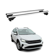 Dachträger Grundtäger für VW Taigo 2021-2026 75kg Aluminium Silber 2 tlg