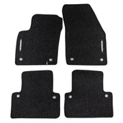 Velours Fußmatten für Volvo S40 II Stufenheck 2004-2012 Autoteppich Schwarz 4tlg