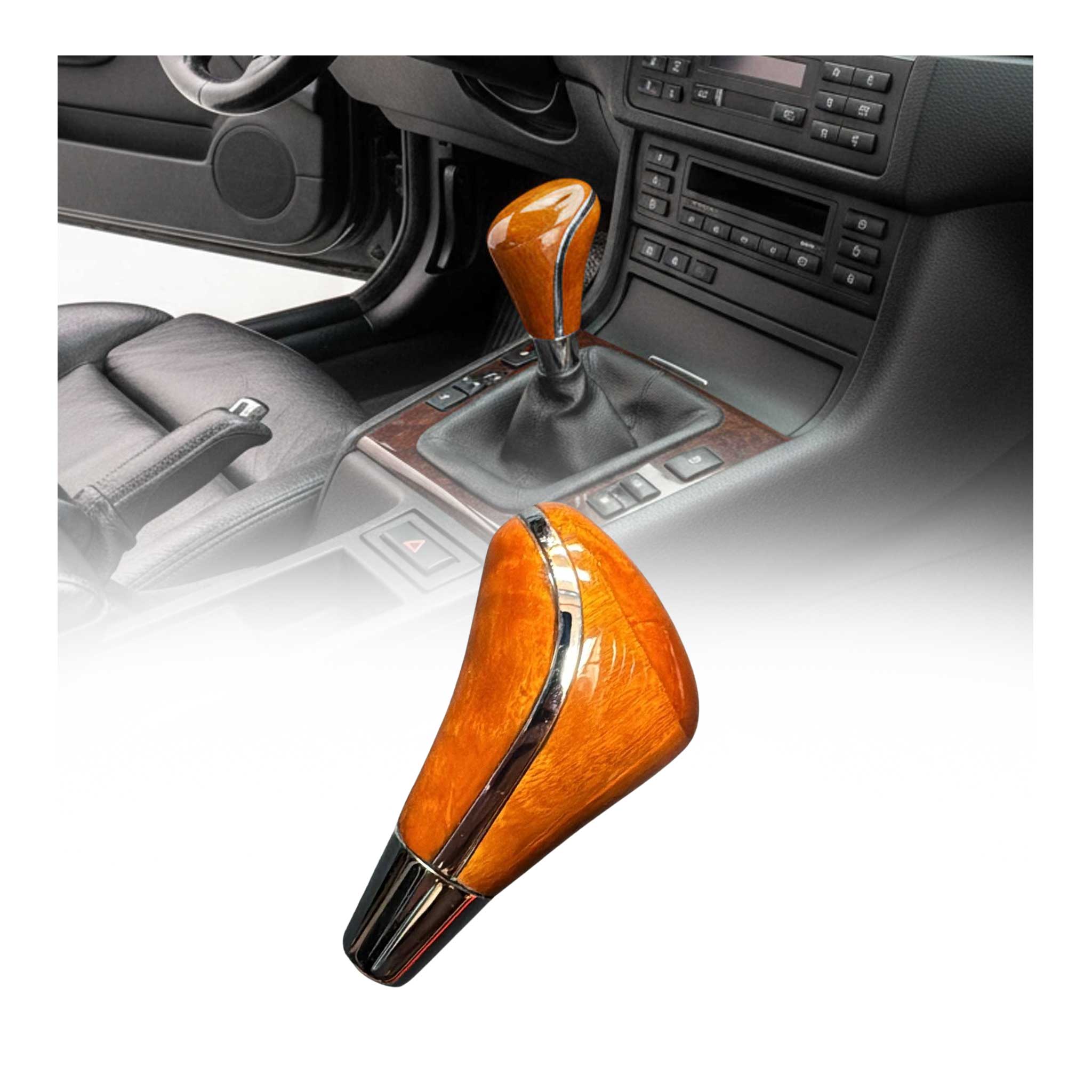 Schaltknauf Schaltknopf für BMW 3er E46 Limo Touring 1998-2007 Aluminium Manuell