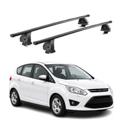 Stahl Dachträger für Ford C-Max II 2010-2019 TÜV Abschließbar 2tlg Schwarz