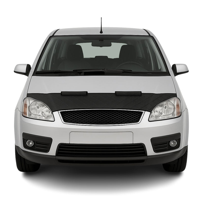 Haubenbra Steinschlagschutz Bonnet Bra für Ford C-Max 2003-2010 Schwarz Halb