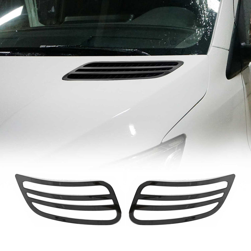 Kühlergrill Leisten Grillleisten für Mercedes Sprinter 2018-2025 Chrom Dunkel 2x