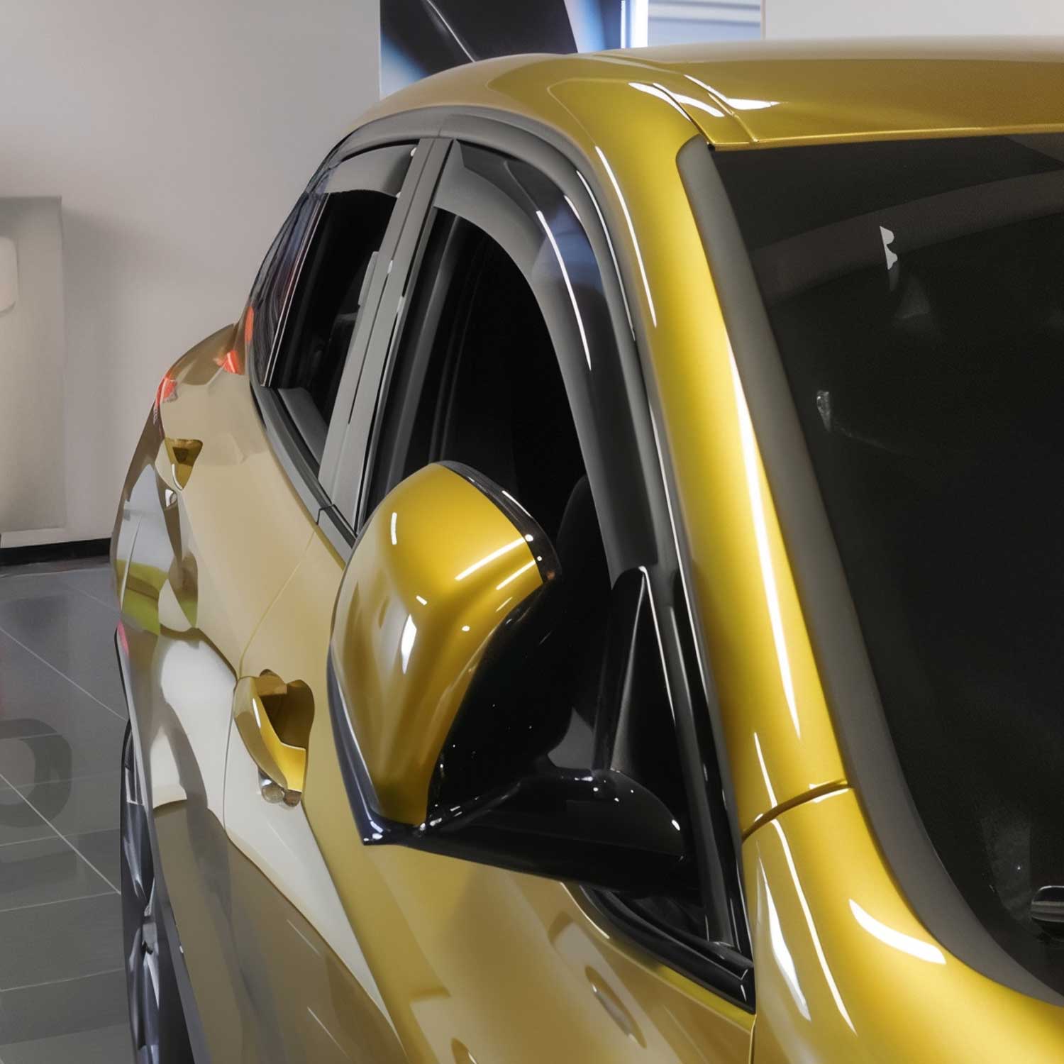 Windabweiser Regenabweiser für BMW X2 F39 2018-2023 Dunkel Acryl 4tlg