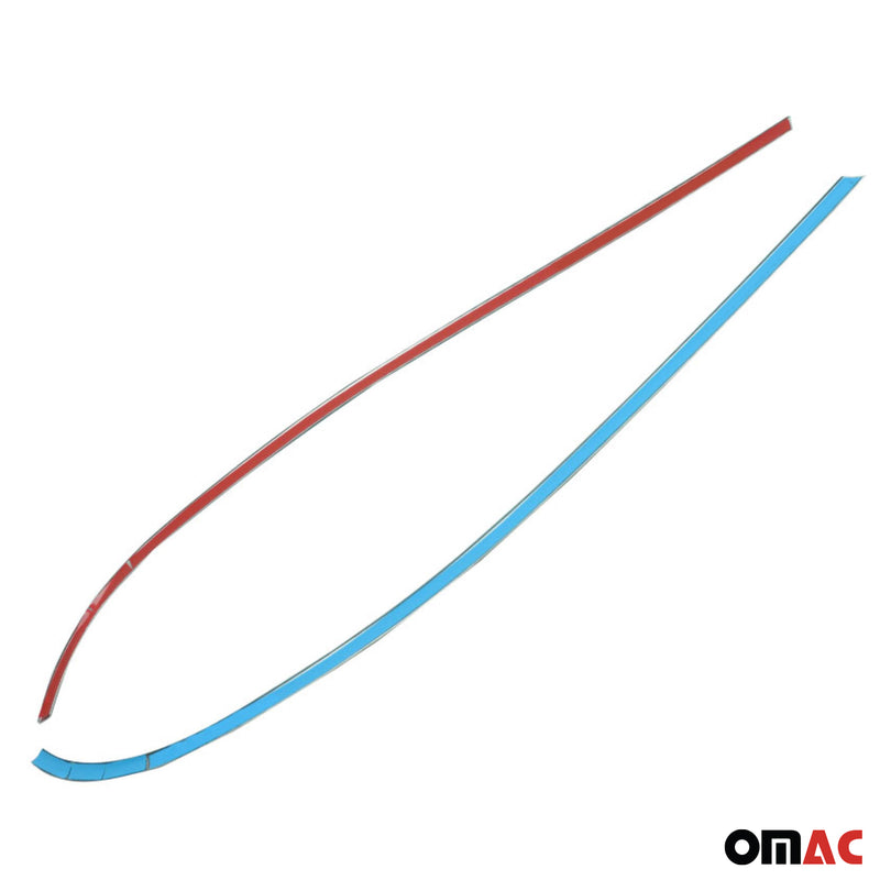 Fensterleisten Zierleisten für Peugeot Partner Citroen Berlingo 2008-2018 Chrom