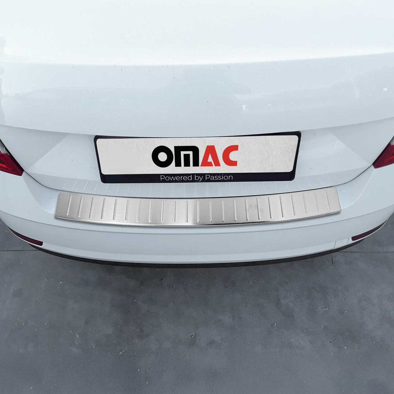 Ladekantenschutz Stoßstange für Skoda Octavia 2013-2019 Limo Gebürstet Chrom