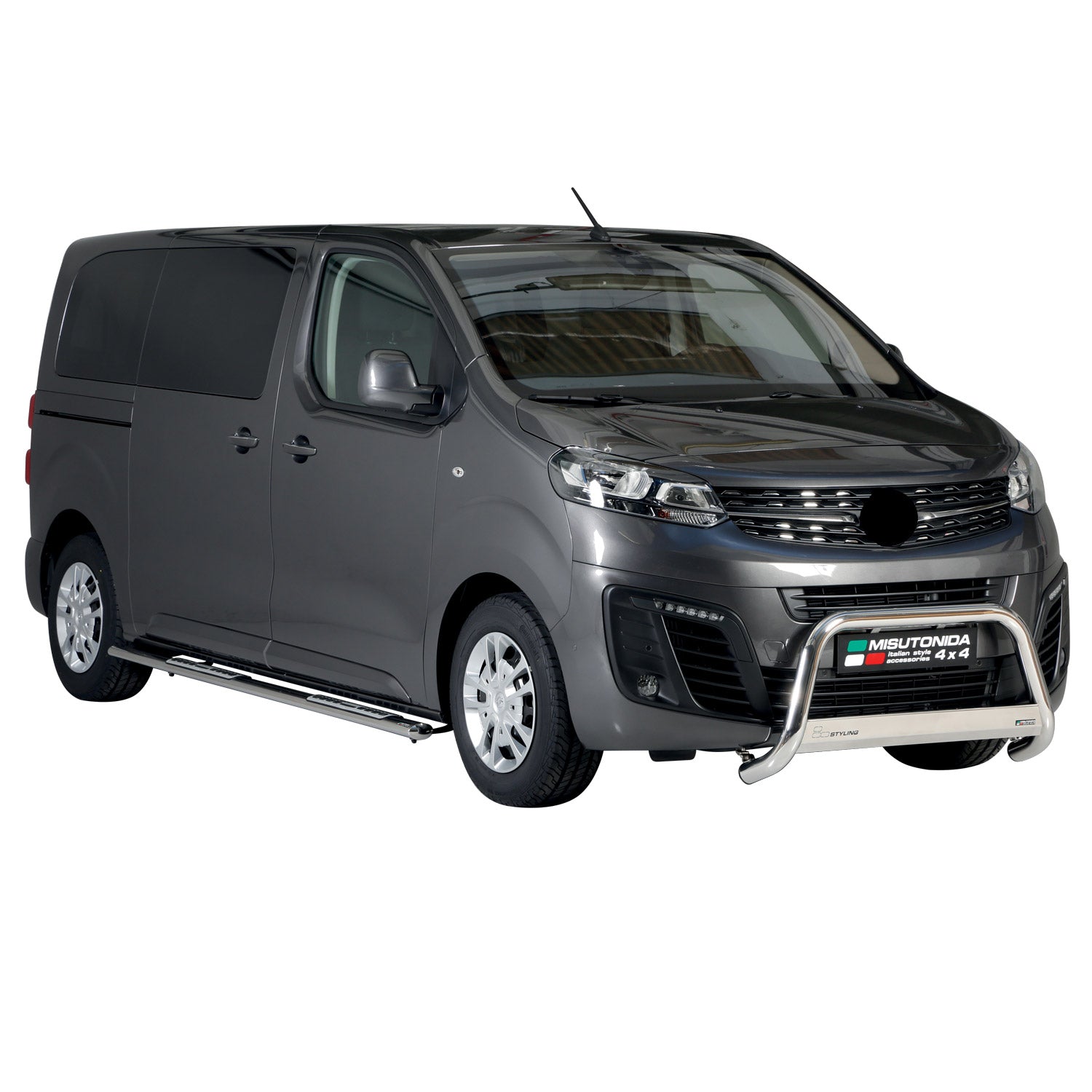 Frontbügel Frontschutzbügel für Opel Zafira Life 2019-2026 ø63mm Stahl Silber