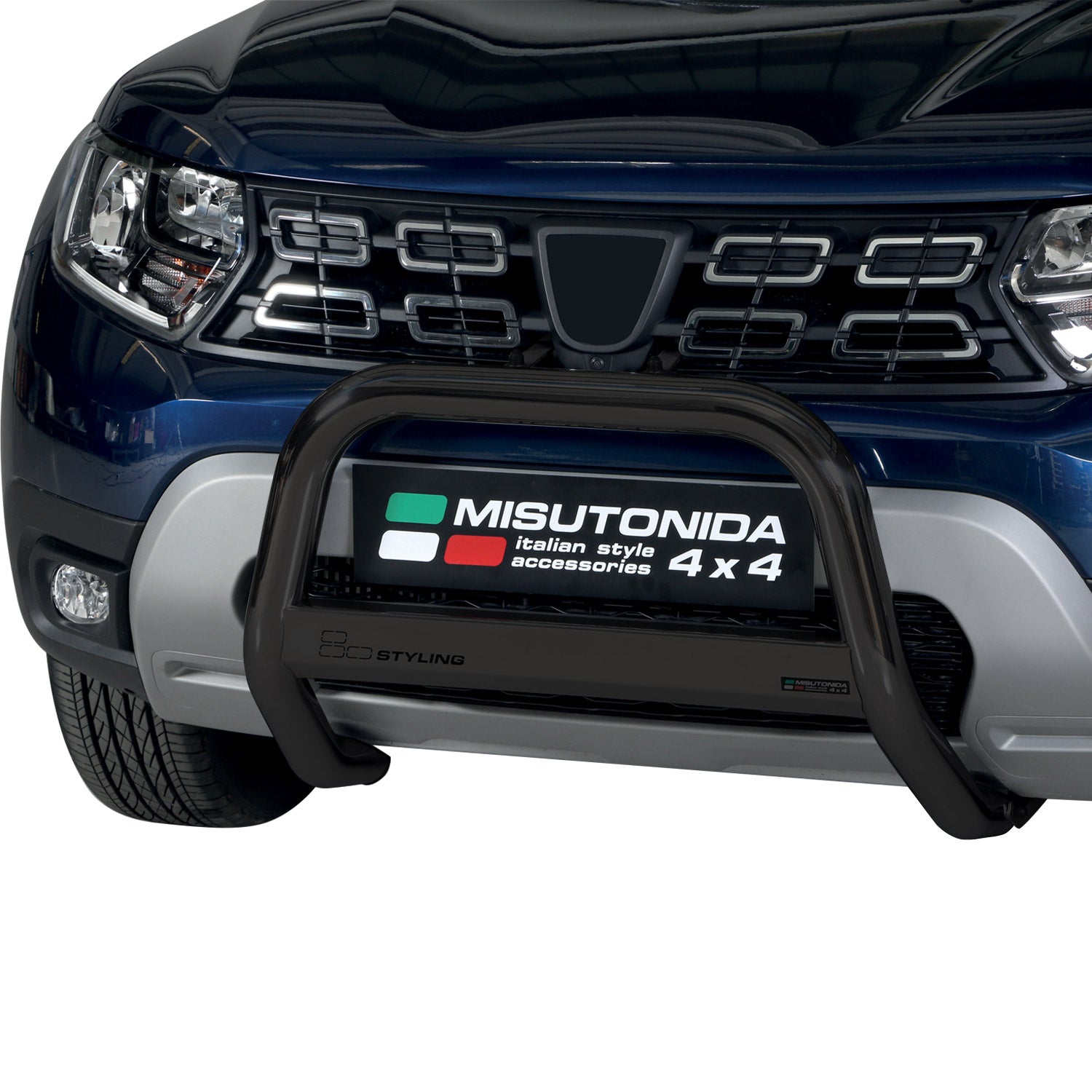 Frontbügel Frontschutzbügel für Dacia Duster 2021-2026 ø63mm Stahl Schwarz