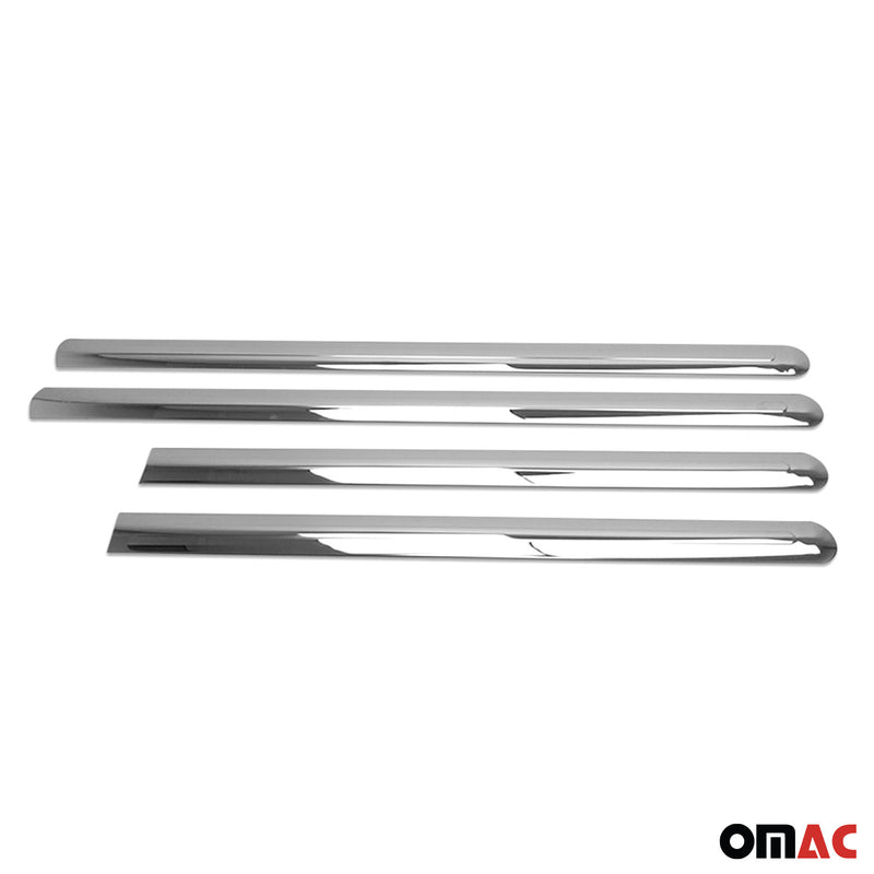 Seitentürleiste Türleisten Türschutzleisten für Ford Connect Kurzer Edelstahl 4x