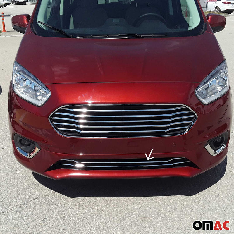 Kühlergrill Leisten Grillleisten für Ford Tourneo Connect 2018-2021 Chrom 2x