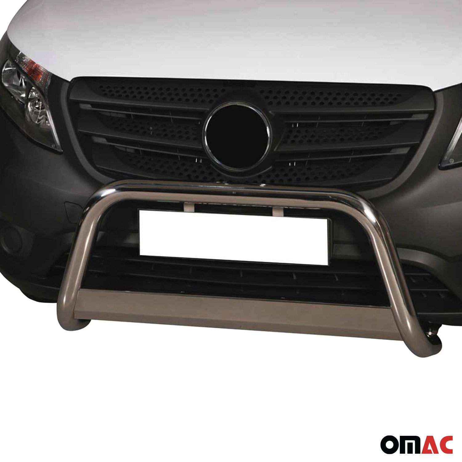 Frontbügel Frontschutzbügel für Mercedes Vito 2015-2019 ø63mm Stahl Silber